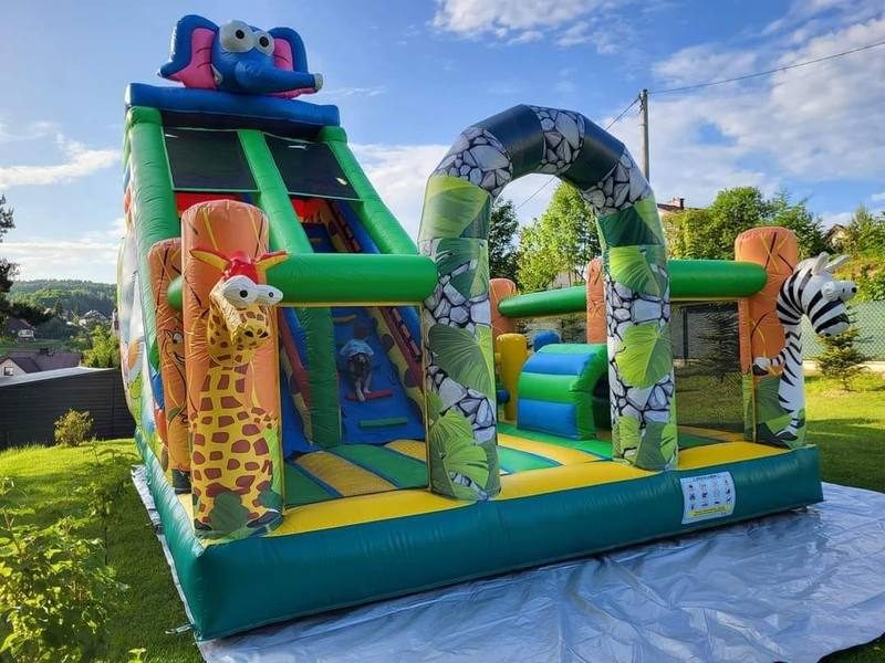 Zjeżdżalnia Słoń urodziny komunia Małopolska